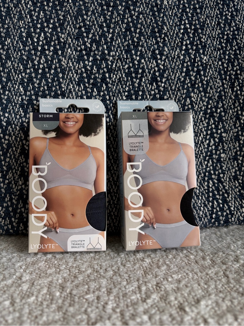 BOODY Lyolyte Triangle Bralette 2-Pack ~ size XL